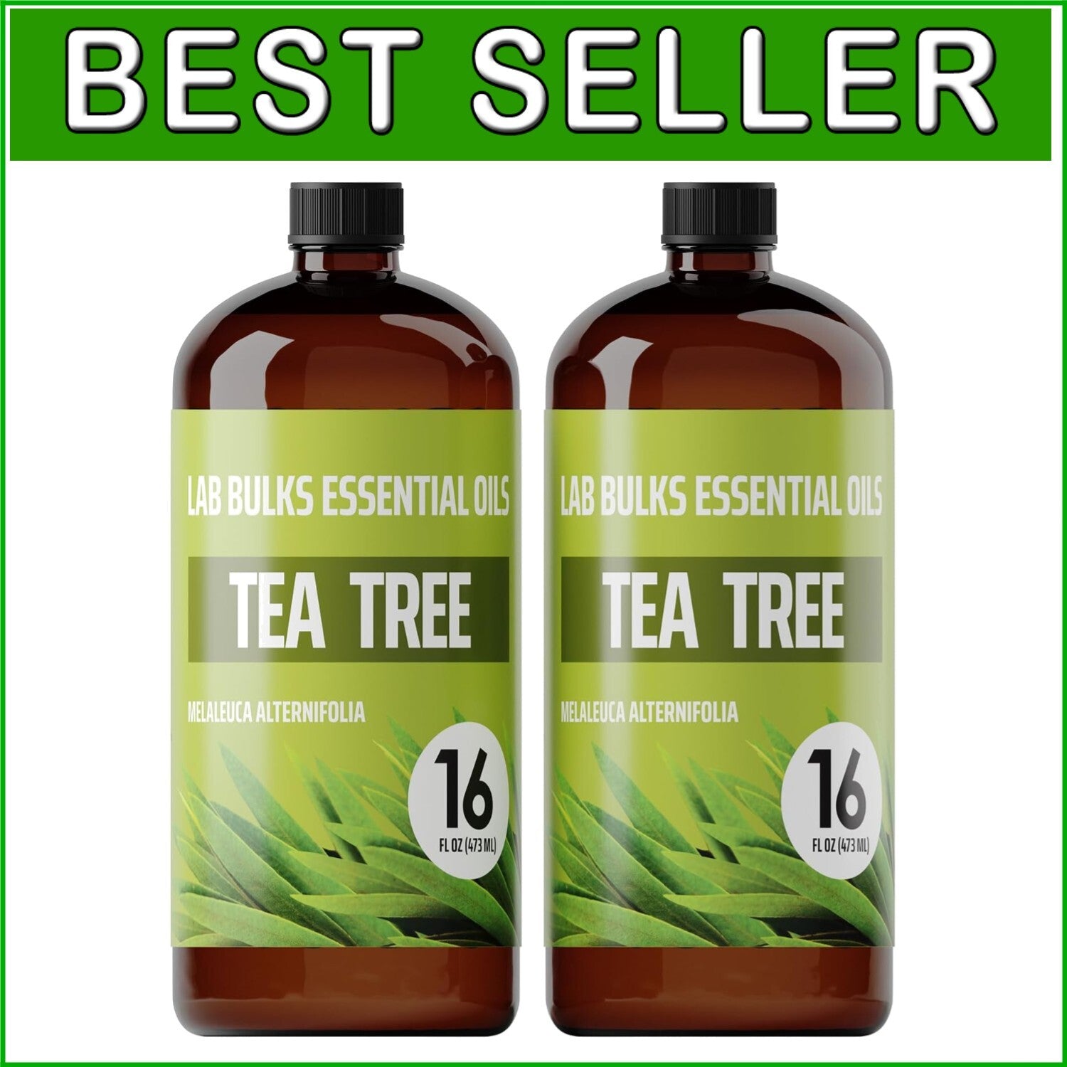 Bulk Aromatherapy Tea Tree Essential Oil 16 oz - Perfect for Candles and Soaps