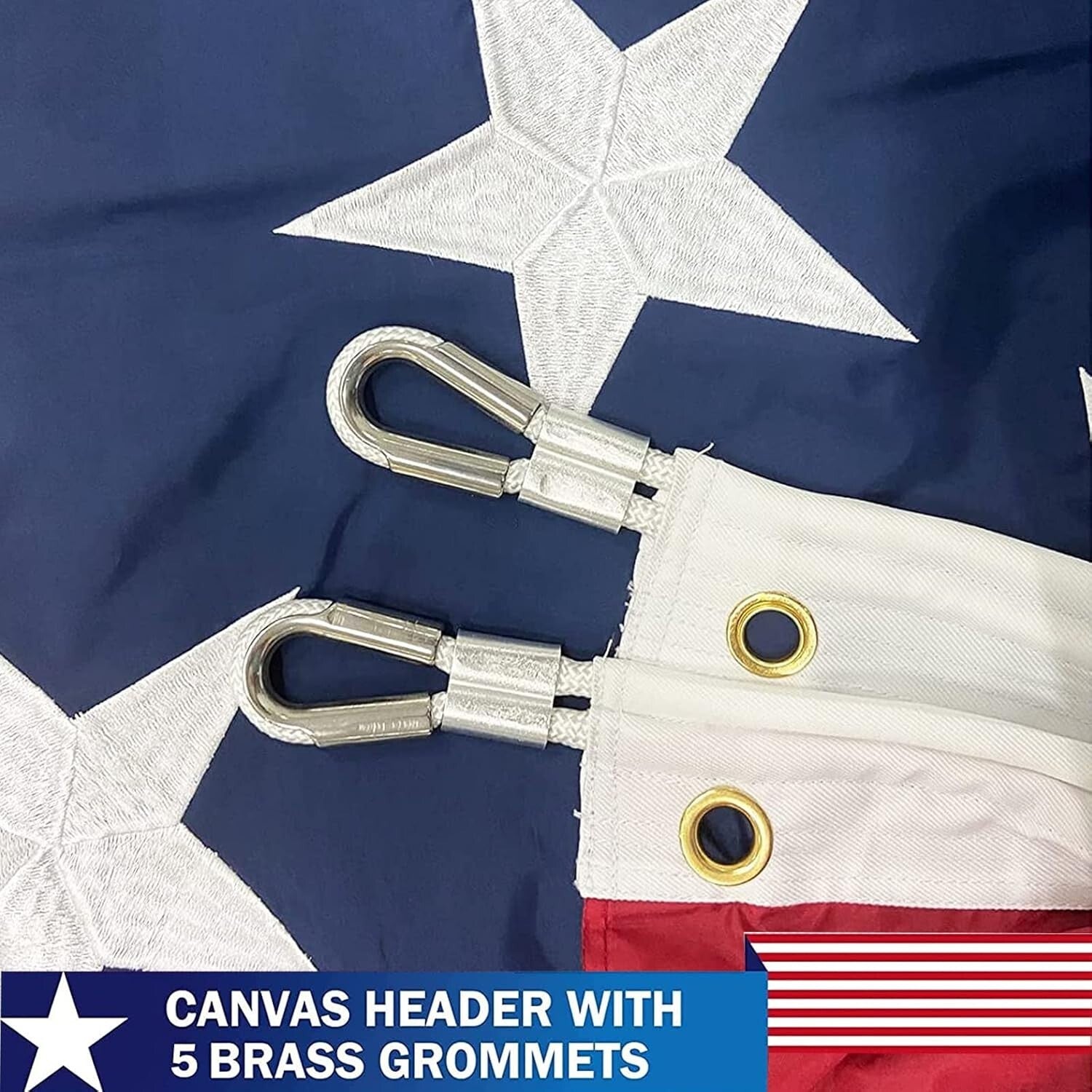 Giant 12x18 Ft American Flag – Reinforced, Non-Fade, Perfect for Outdoor Display