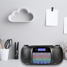 Load image into Gallery viewer, MD6972 Portable CD Boombox with Bluetooth &amp; Color Changing Lights, 4W Output