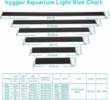 Load image into Gallery viewer, Durable Extendable 16W Aquarium Light with Adjustable Brackets for Aquascapes