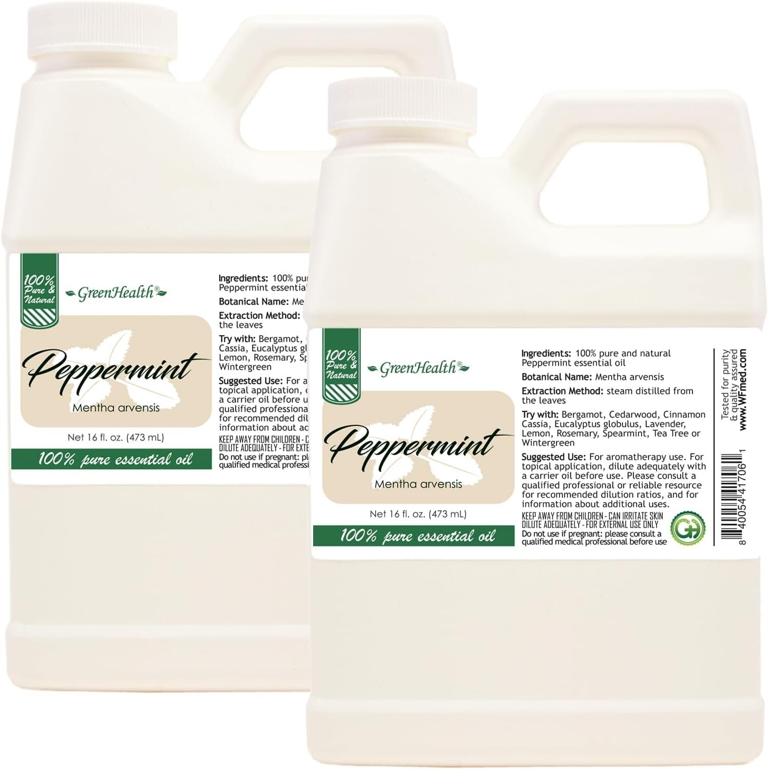 100% Pure Japanese Peppermint Essential Oil - Therapeutic Grade - 32 fl oz Total