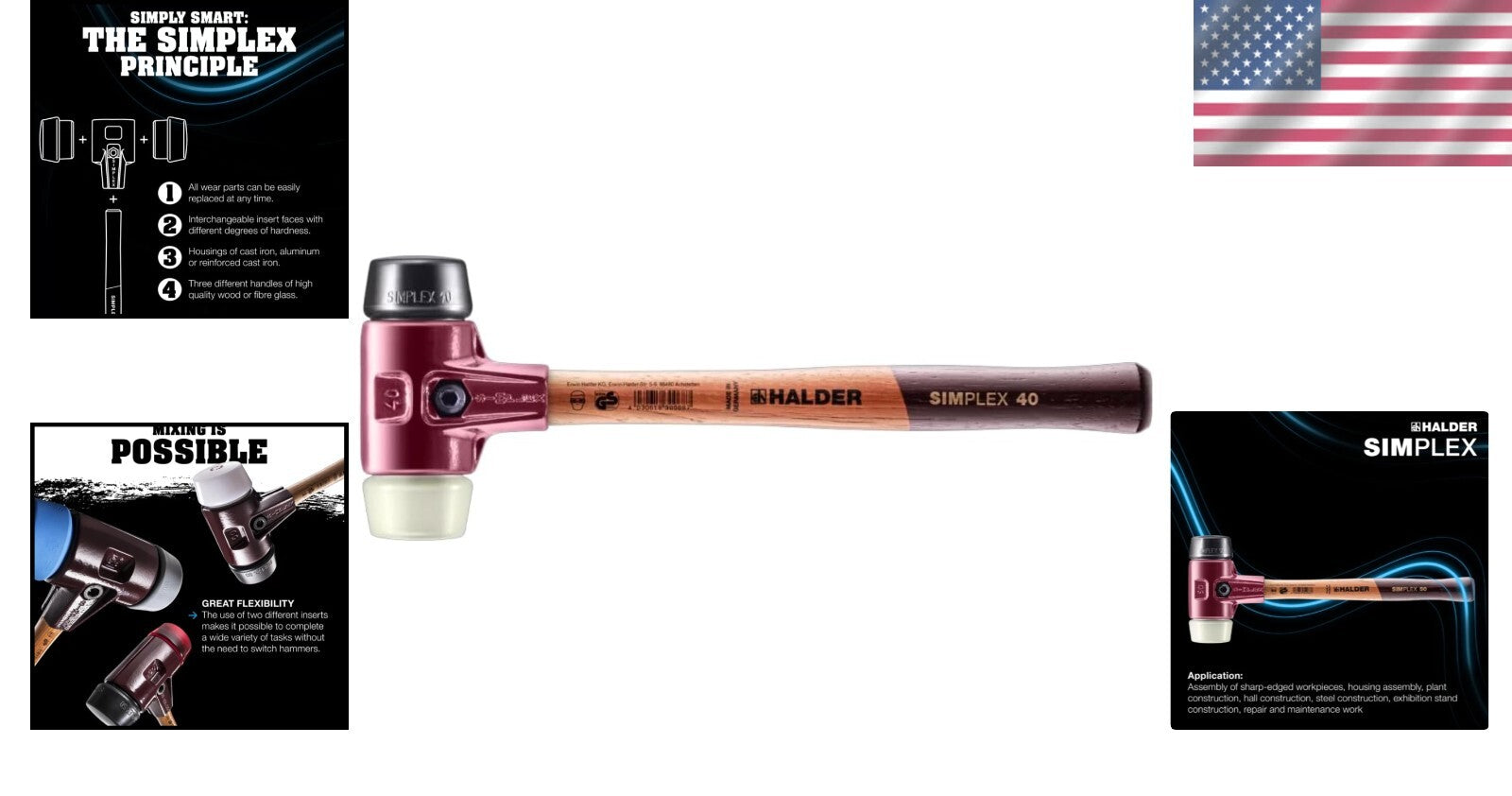 AR Simplex 22 oz Soft-Face Mallet for Professionals - Rugged & Reliable