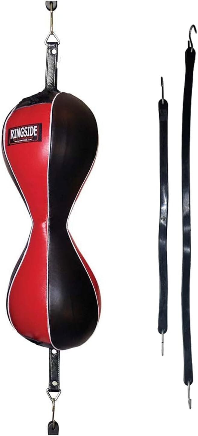 Essential Boxing Double End Bag 16"W x 2"H with Rubber Bladder & Cables