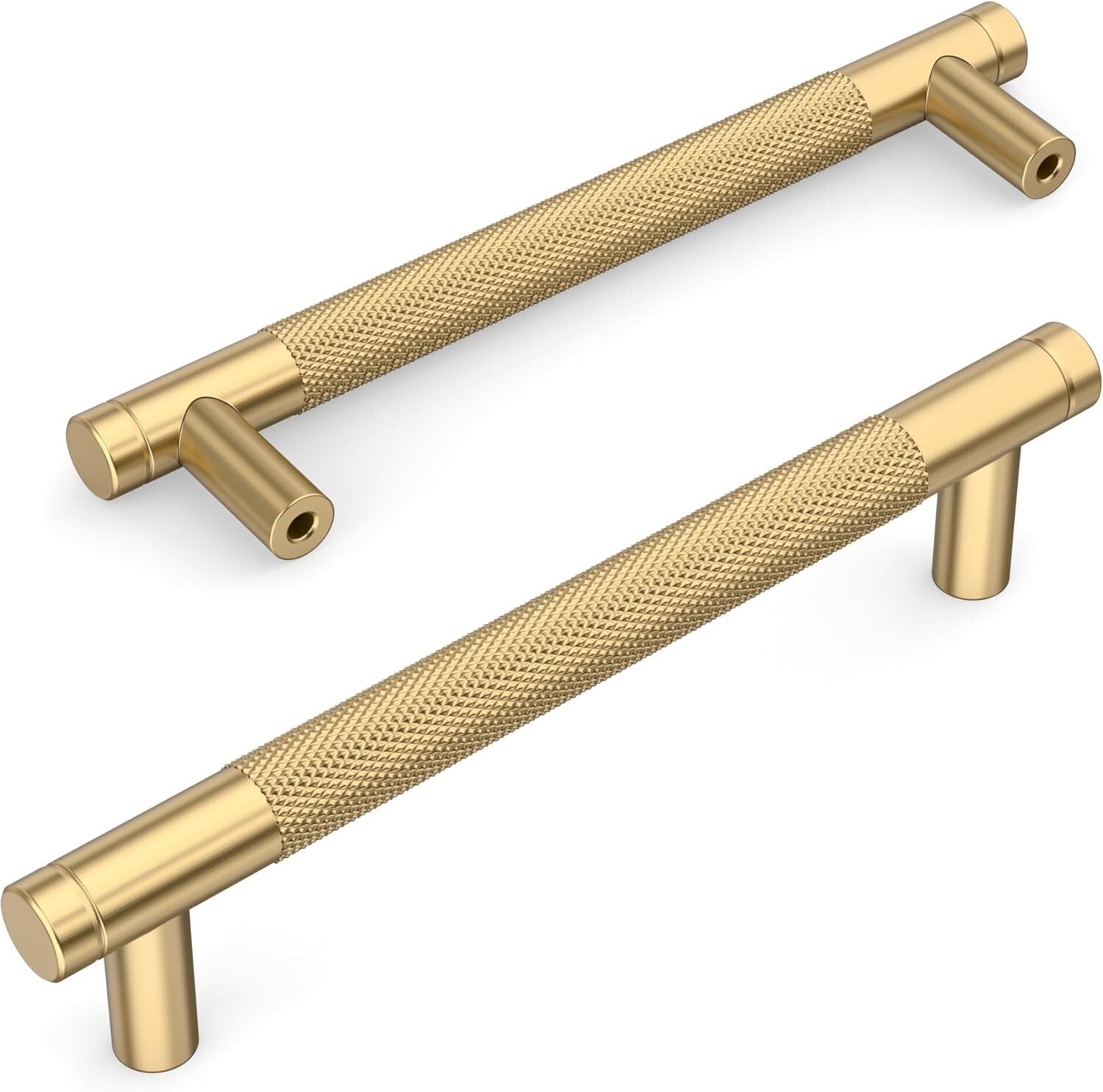 Champagne Bronze 5-Inch Drawer Pulls for Kitchens - 10 Pack Stylish Hardware