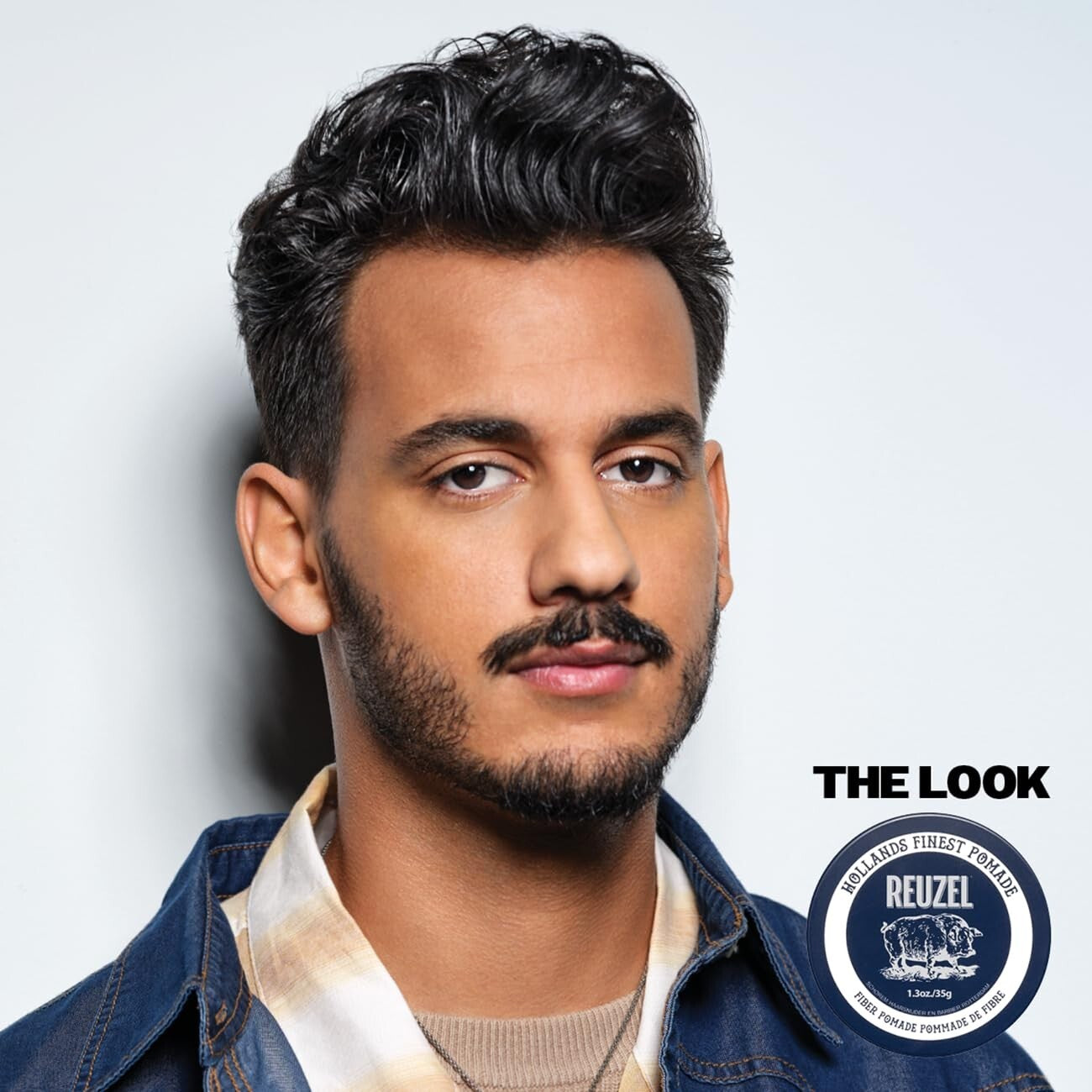 12oz Fiber Pomade with Low Shine Finish - Reworkable Hold for Versatile Styles