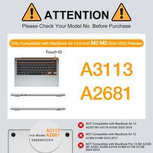 Load image into Gallery viewer, Complete Protection Bundle: MacBook Air 13" Case, Sleeve, Keyboard Cover &amp; More