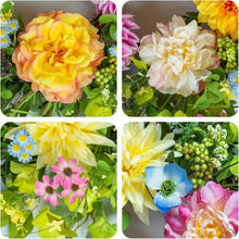 Load image into Gallery viewer, Durable Silk Spring Wreath with Peony &amp; Dahlia - Perfect for Every Occasion