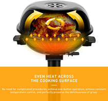 Load image into Gallery viewer, Electric BBQ Grill with Easy-to-Clean Features - Perfect for Parties and Camping