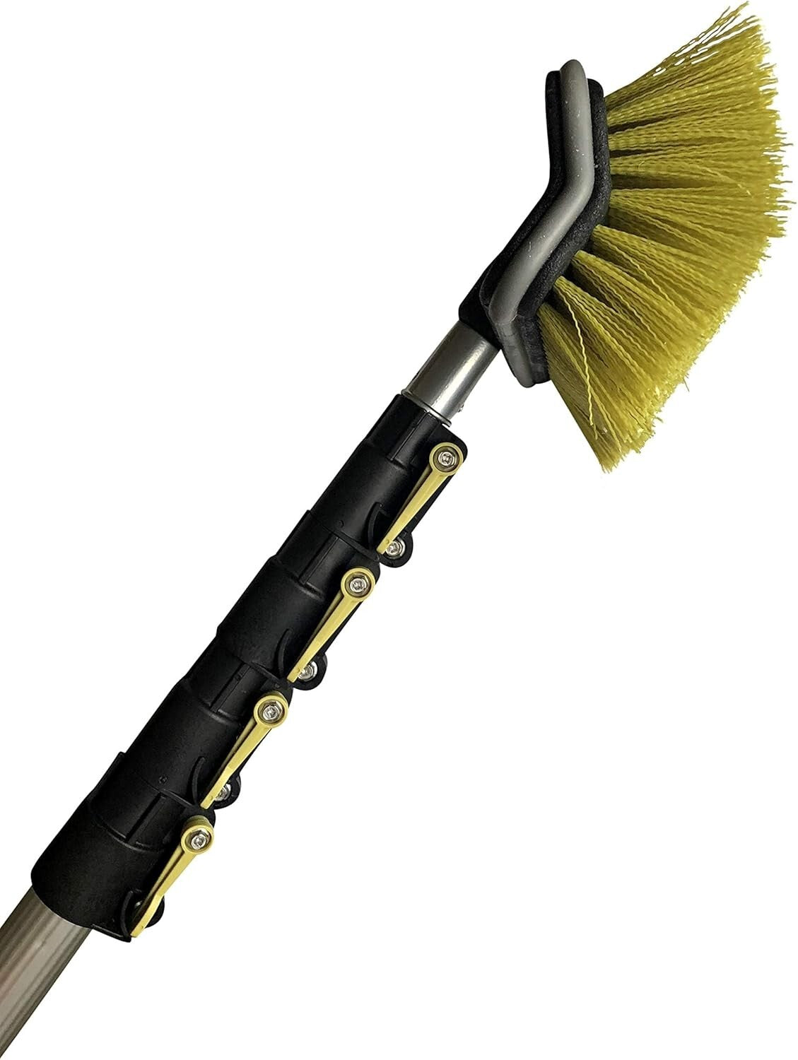 DOCA 6-24 Ft Scrub Brush & Extension Pole - Versatile Outdoor Cleaning Solution