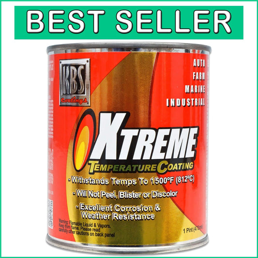 16 Fl Oz Pure White Heat Resistant Paint - Matte Finish for Indoor/Outdoor Use