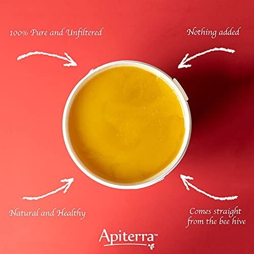 Eco-Friendly Raw Wildflower Honey - 16 lbs Unfiltered Bucket, Kosher Certified