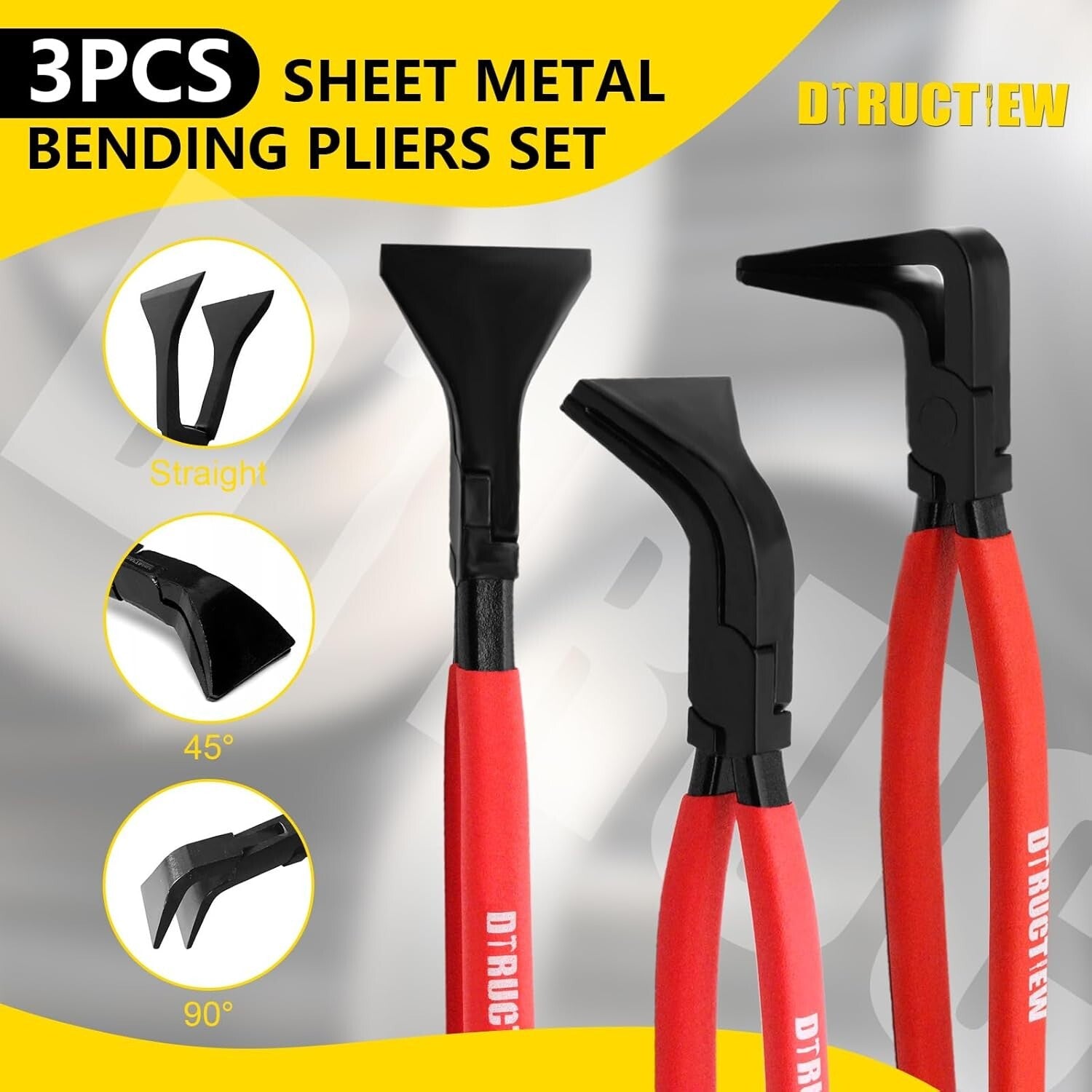 3-Piece Sheet Metal Bending Tool Set for Precision & Versatility in Fabrication