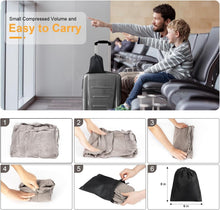 Load image into Gallery viewer, Portable Kids Airplane Bed and Adult Footrest - Inflatable, Lightweight Design