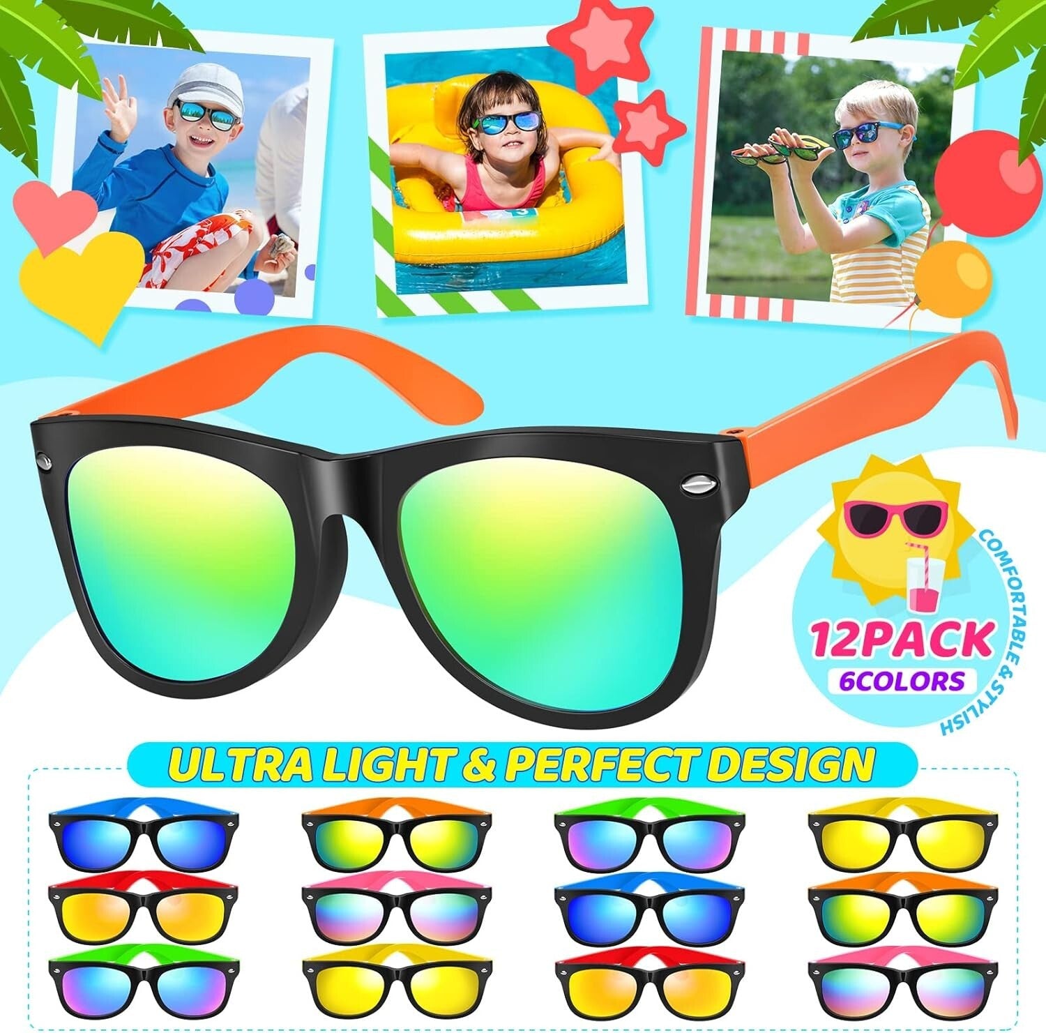Exciting 60 PCS Pool and Beach Party Favors - Engaging Summer Fun for Ages 3-8