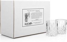 Load image into Gallery viewer, Artful Astor Whiskey Glass Set of 2 - Timeless Elegance for Distinctive Spirits