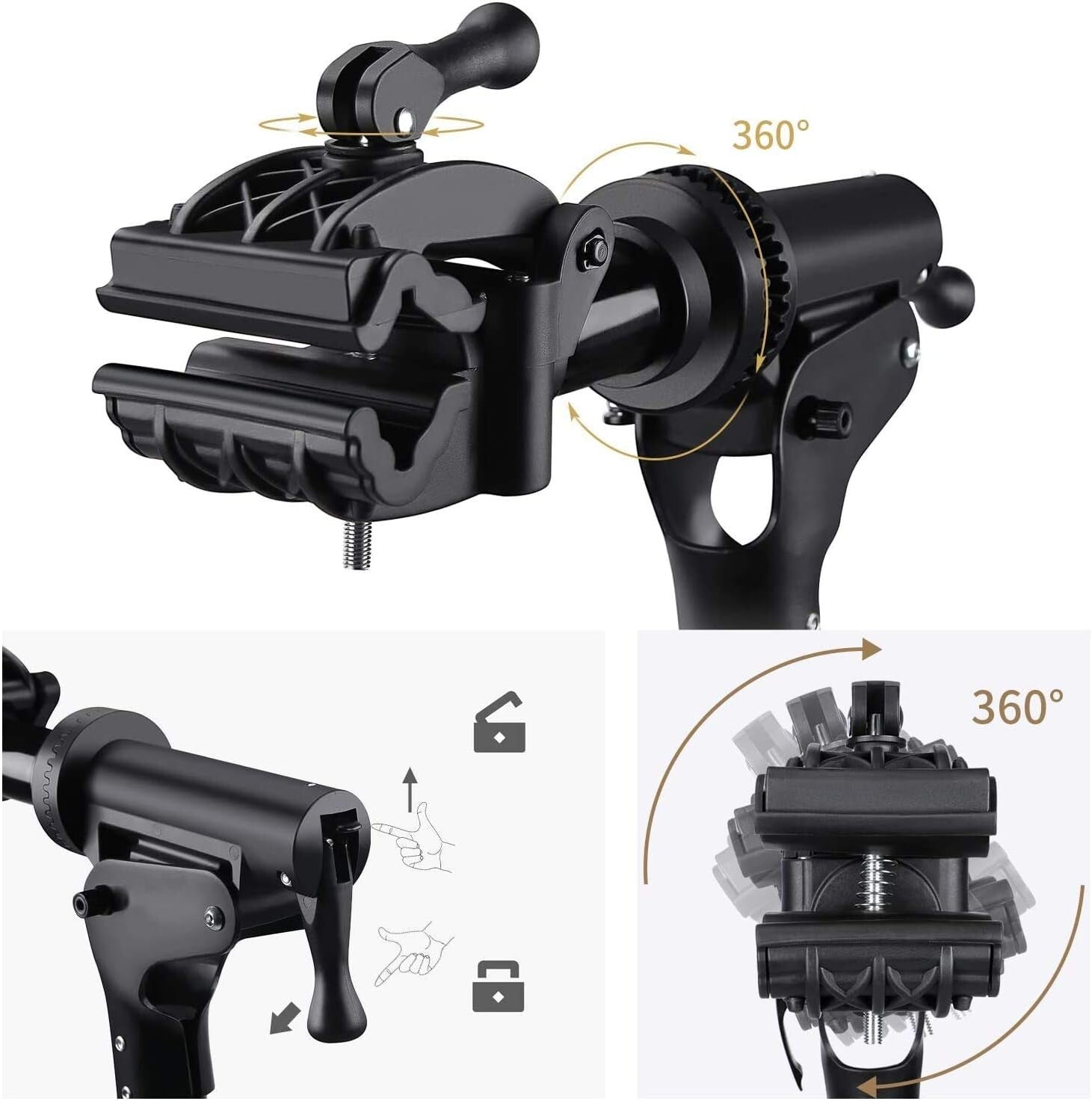 Height Adjustable Bike Repair Stand: Lightweight Aluminum Mechanic Rack