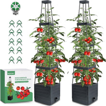 Load image into Gallery viewer, Self-Watering Tomato Planter with Adjustable Trellis - 2 Pack for Indoor/Outdoor