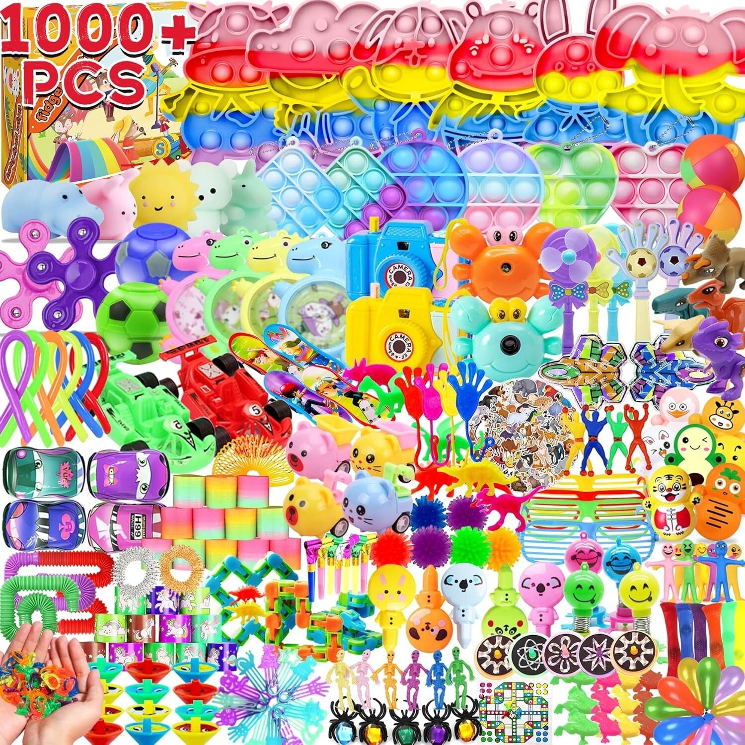 1000+ PCS Fidget Toys Party Favor Set - Creative & Engaging Goodie Bag Stuffers