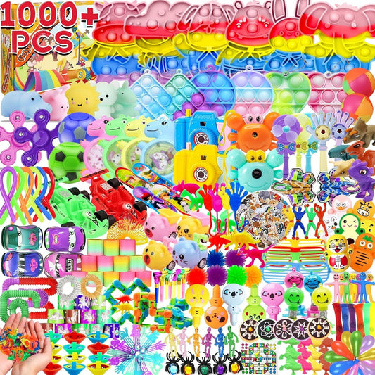1000+ PCS Fidget Toys Party Favor Set - Creative & Engaging Goodie Bag Stuffers
