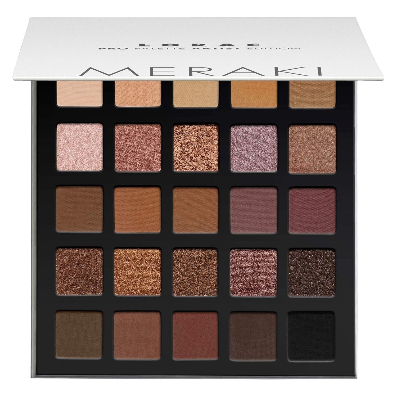 5.9-Inch PRO Eyeshadow Palette - High Pigmented, Gentle on Skin, Mirror Included