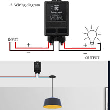 Load image into Gallery viewer, Remote Control Switch with IP65 Waterproof &amp; 30A Load, Useful for Outdoor