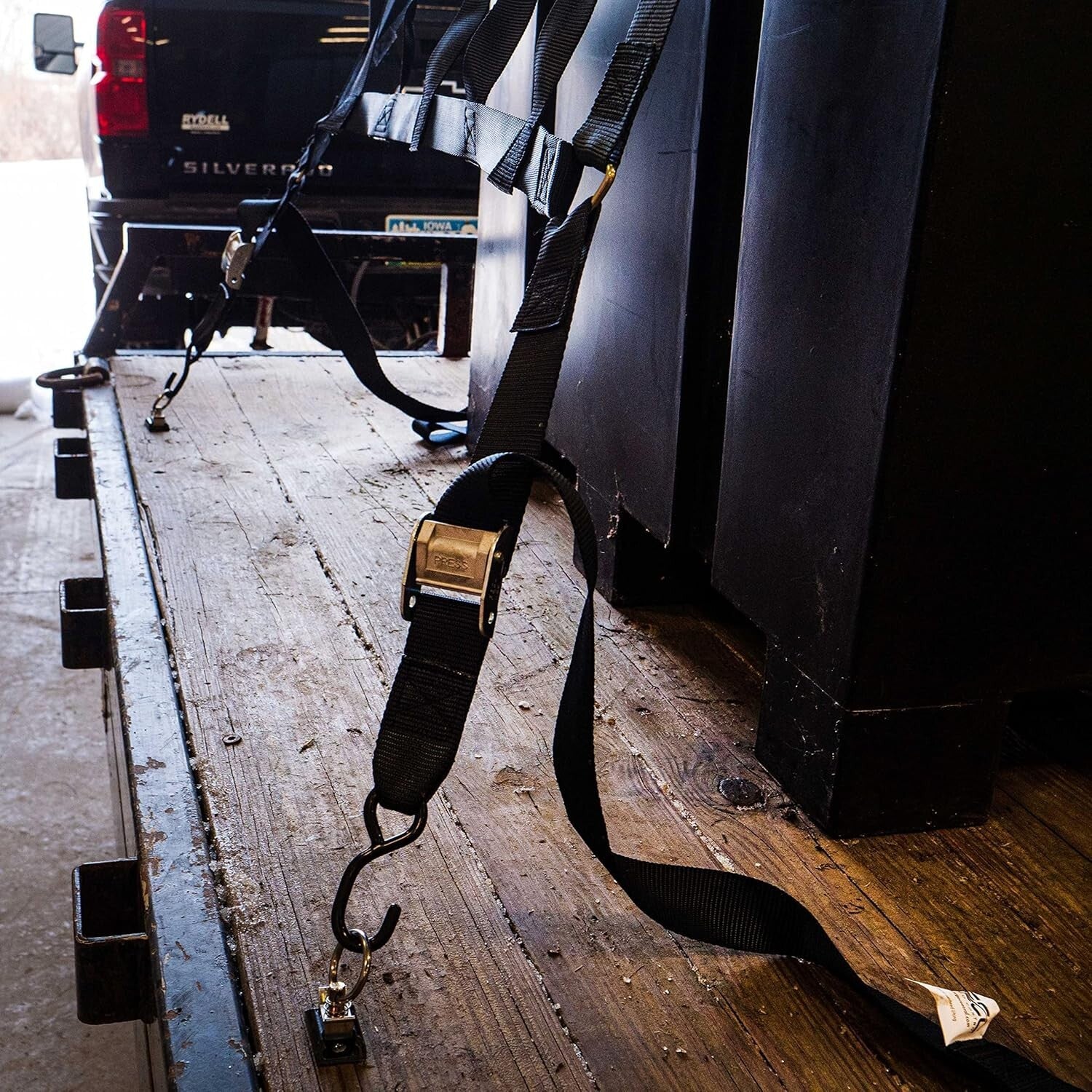 Durable Cargo Net with 10,000 lbs Strength - Perfect for Long Truck Beds 82x50"