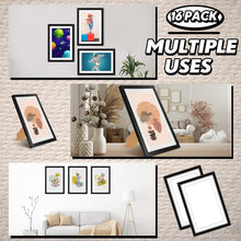 Load image into Gallery viewer, Stylish Comic Book Frame Set (16 Pack) with Flexible Wall/Tabletop Options