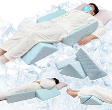 Load image into Gallery viewer, High-Density Foam Wedge Pillow - Perfect for Comfortable Sleep and Recovery