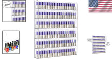 Load image into Gallery viewer, Ultimate Nail Polish Organizer - 6 Tier Acrylic Rack for Wall, Includes Cloth