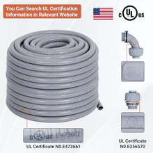 Load image into Gallery viewer, Premium 1/2" Liquid-Tight PVC Conduit Kit for Versatile Electrical Installations