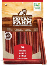 Load image into Gallery viewer, Dental Care 6 Inch Bully Sticks - 5 Count, Fully Digestible Beef Chews