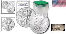 Load image into Gallery viewer, 10 x 1 oz American Eagle Silver Bullion Coins in Original Tube - 2024 Edition