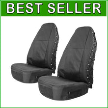 Load image into Gallery viewer, Waterproof Multi-Pocket Universal Car Seat Covers - Pack of 2 for Trucks, SUVs