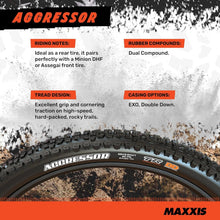 Load image into Gallery viewer, Tubeless Ready 29-Inch MTB Tire with EXO Protection - Dual Compound Technology
