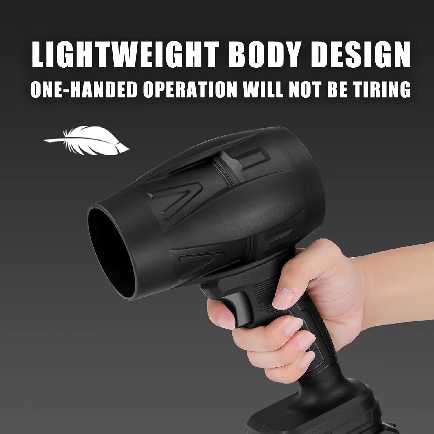 130,000 RPM Cordless Handheld Leaf Blower - Portable Mini Jet Cleaner