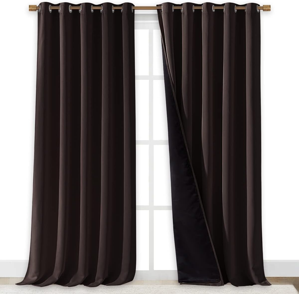 Durable Blackout Drapes – Thermal Insulated Curtains for Bedroom & Living Room
