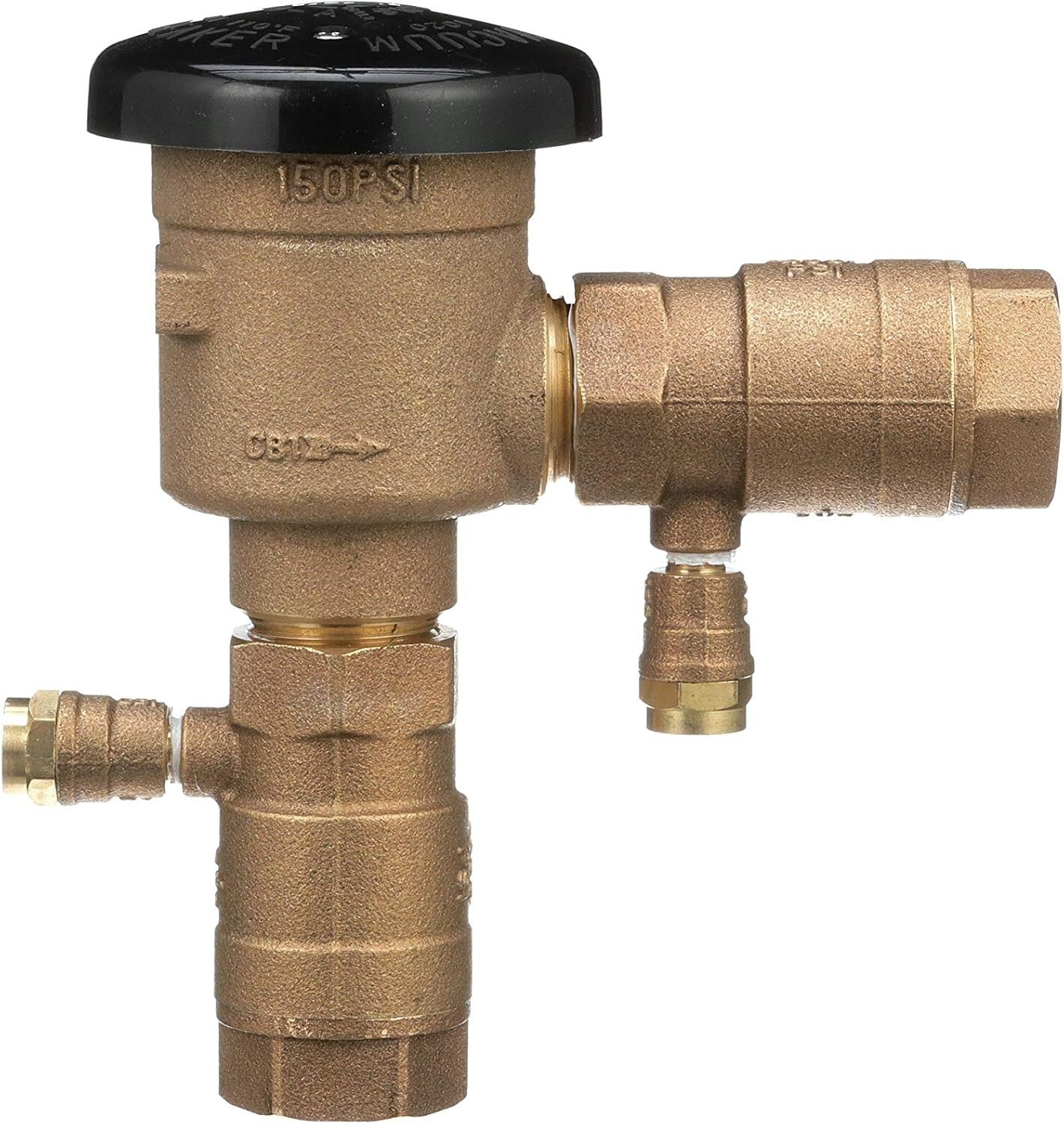 Secure 1" Bronze Pressure Vacuum Breaker Assembly for Reliable Irrigation Safety