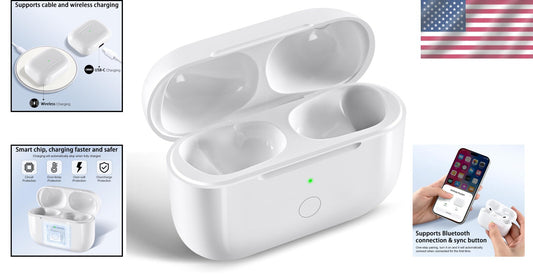 Reliable Charging Case for AirPods Pro 1st & 2nd Gen - USB-C & Wireless