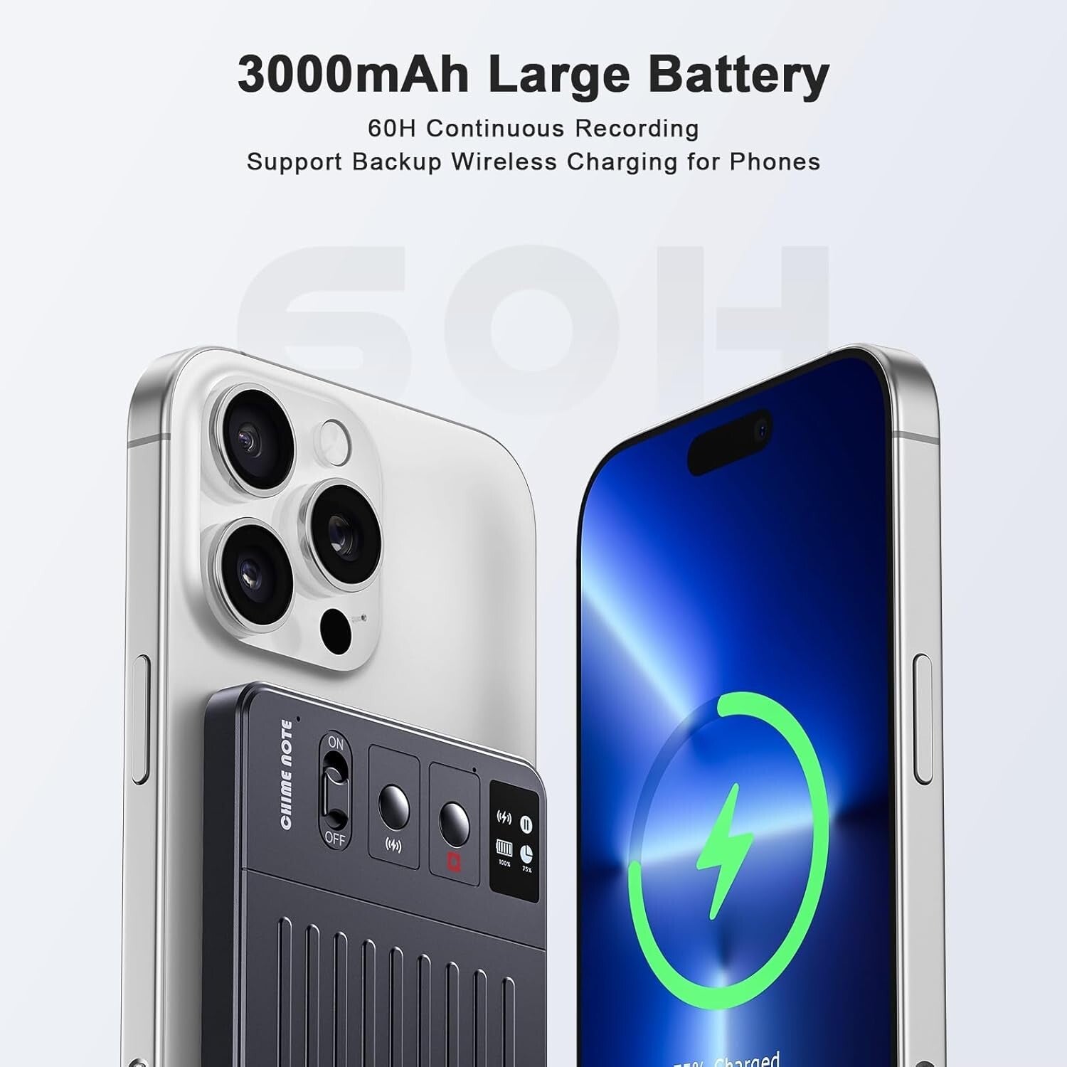 AI Voice Recorder with 121 Languages Translation & 64GB for Meetings & Lectures