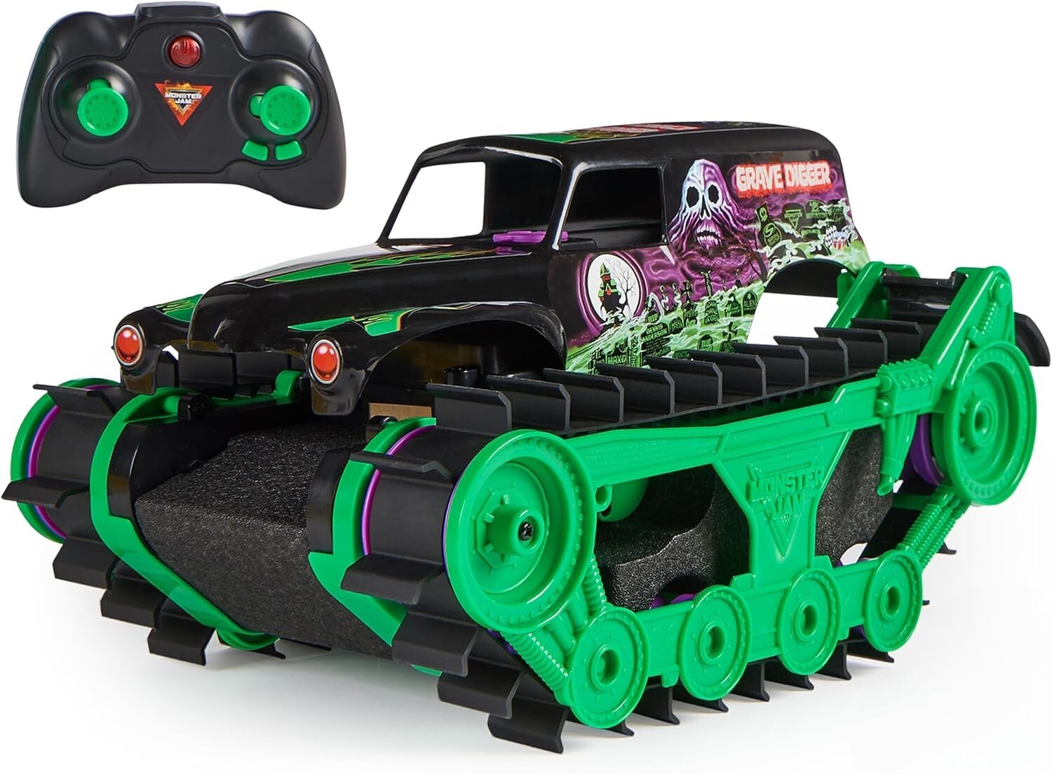 All-Terrain Grave Digger Trax RC Monster Truck - Fastest Outdoor Fun for Kids