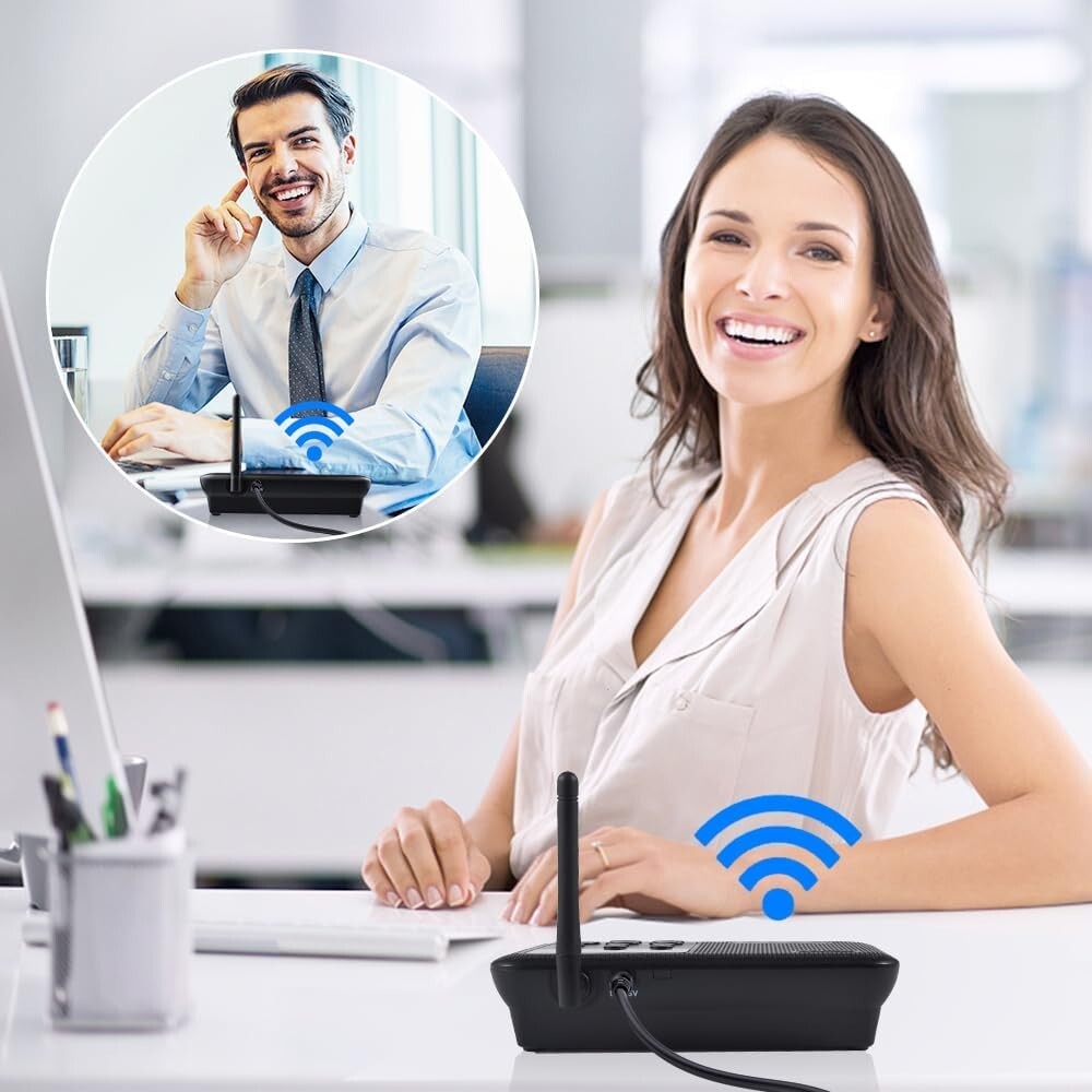 Wireless Intercom System for Home - 1 Mile Range, 6 Pack of Clear Communication