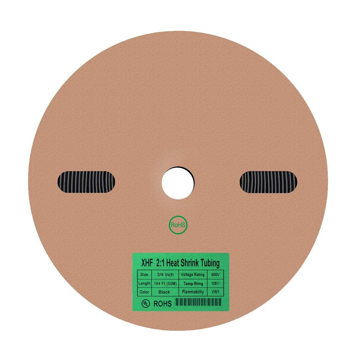 CSA Certified 164 FT Black Heat Shrink Tubes for Safe Electrical Applications