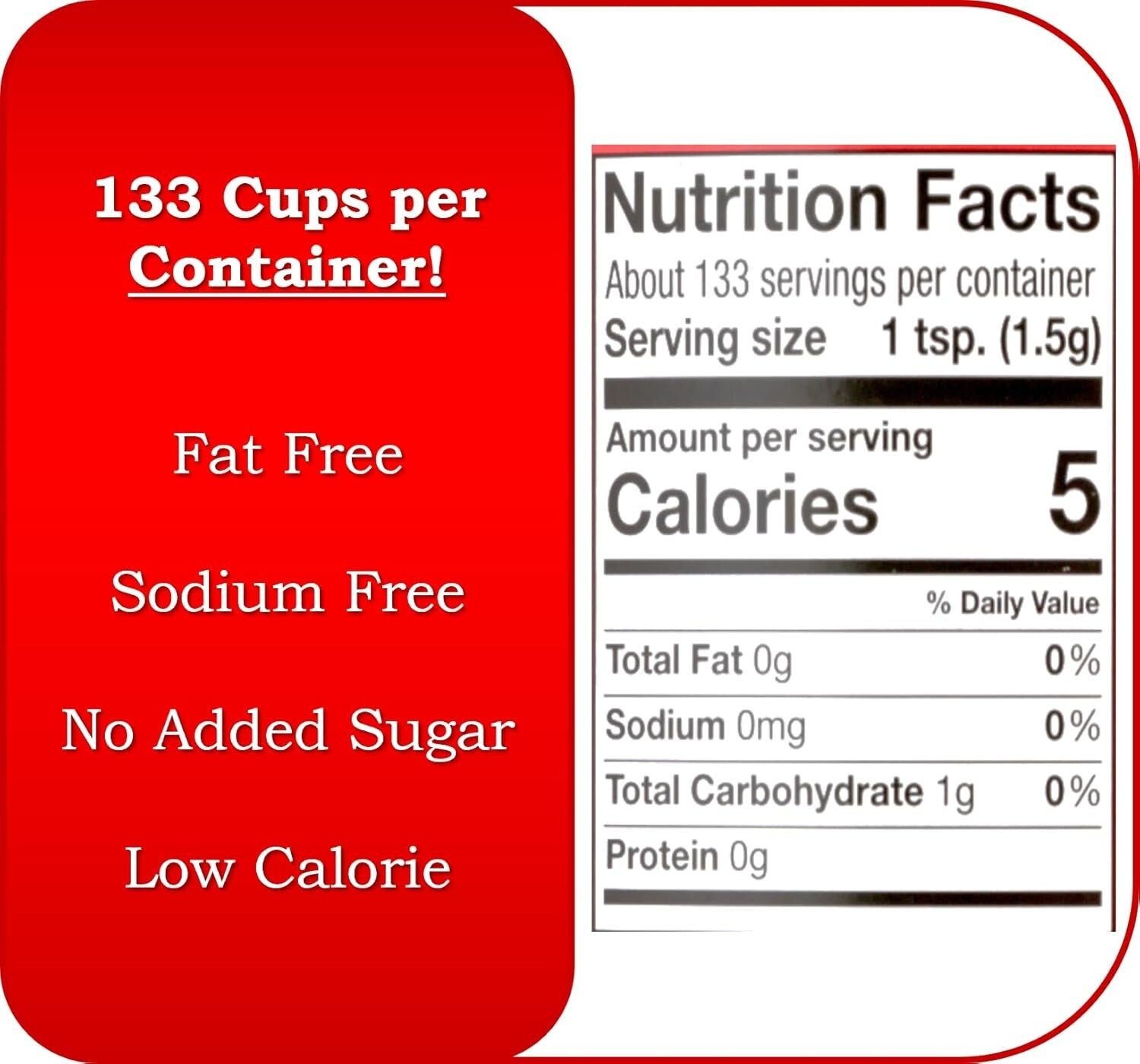 Caffeine-Free All-Natural Instant Coffee Substitute - Pack of 6 (7.05 oz each)