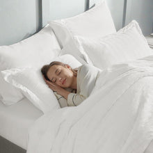 Load image into Gallery viewer, Machine Washable King Comforter Set - Stylish 7-Piece Bedding for All Seasons