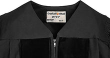 Load image into Gallery viewer, Classic Womens Graduation Gown with Reinforced Shoulders - 6 Size Variations