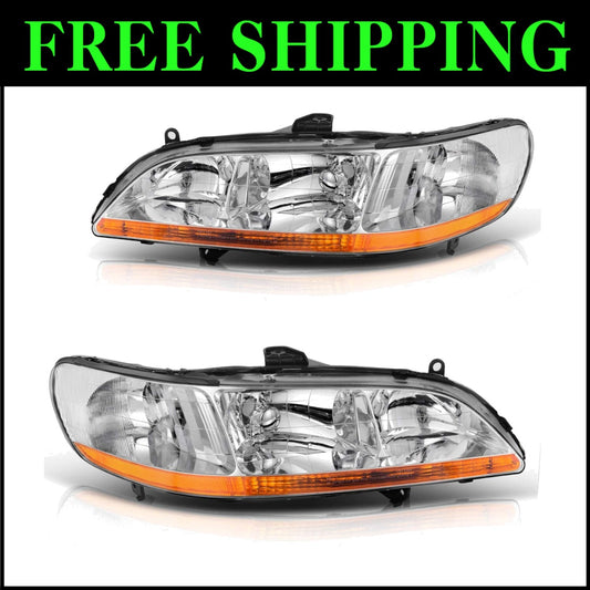 Impact-Resistant Headlight Assembly for 1998-2002 Honda Accord - Enhanced Safety