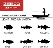 Load image into Gallery viewer, Portable 33 Spinning Reel &amp; Fiberglass 6ft Telescopic Rod - Fishing Convenience
