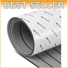 Load image into Gallery viewer, Gray Faux Teak EVA Foam Boat Decking 96''x16.8'' - Durable &amp; Protective Flooring