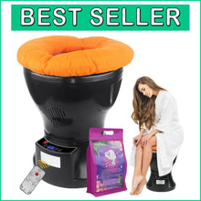 Load image into Gallery viewer, Dual Control Yoni Steamer with Soft Cushion &amp; 20 Herbal Bags for At-Home Care