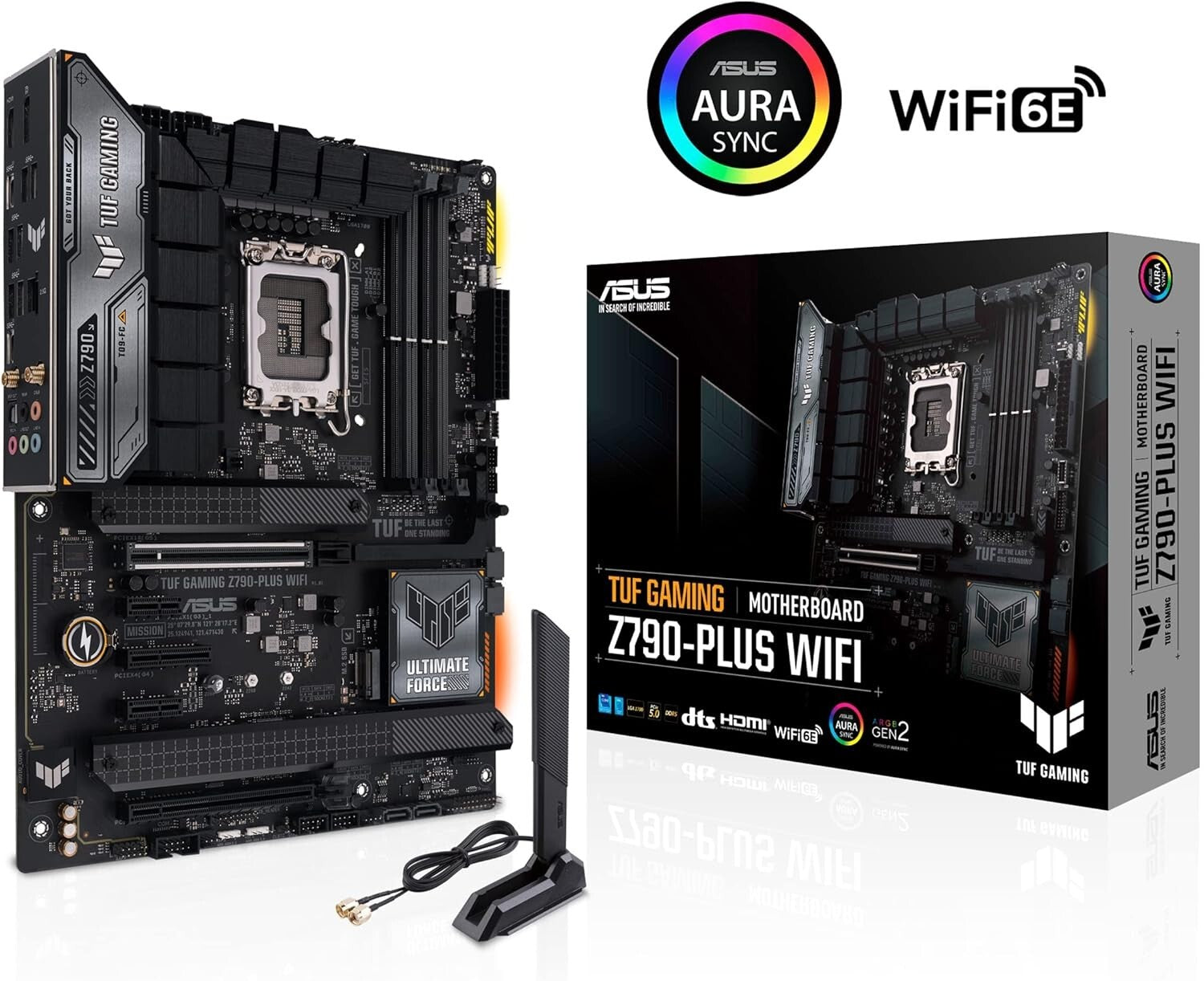 All-In-One TUF Gaming Motherboard with PCIe 5.0, M.2 Slots, and AI Audio